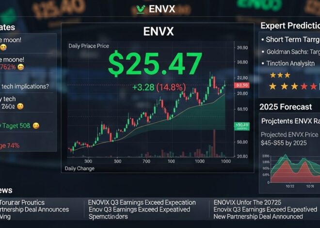 Enovix Stock Price, Forecast 2025, Prediction & Latest News