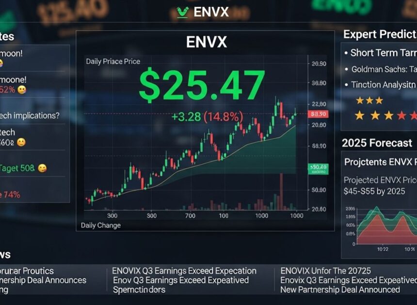 Enovix Stock Price, Forecast 2025, Prediction & Latest News